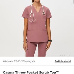 Figs Scrub Top
