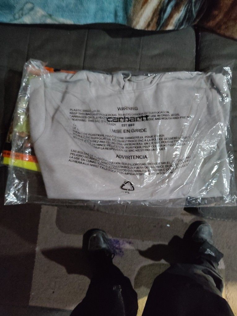 Men's 2XL Carhartt Grey hoodie