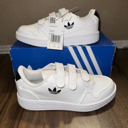 Adidas Originals NY 90 CF Kids Shoes – White/Black – Size 3 (GS)