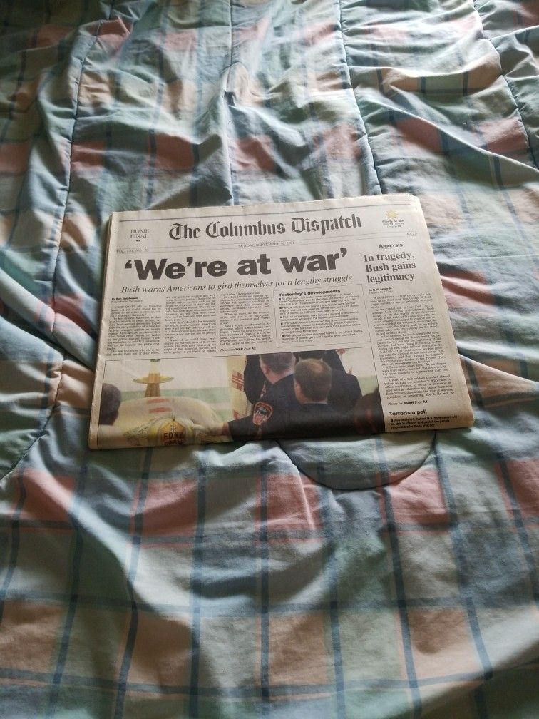 Columbus Dispatch "We're At War"
