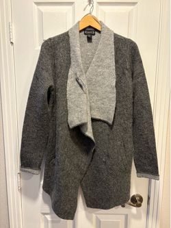Nanette Lepore Draped Open Front Cardigan - sweater - XL
