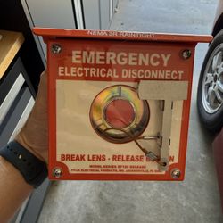 Break Glass Emergency Disconnect 