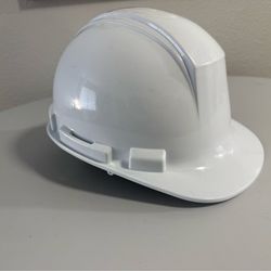Saf-T-Wear White Hard Hat ANSI Type I Safety Helmet Construction Gear