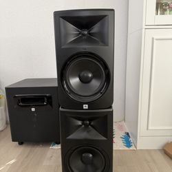 JBL 308P Mkll 8-inch Powered Studio Monitors - Pair