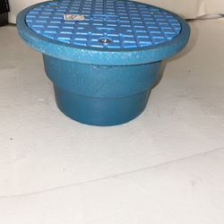 Zurn CO2510-PO4 Cast Iron Non-Adjustable Push-On Cleanout, 4" Pipe Size, 3-3/4" Height, 6-1/2" Diameter