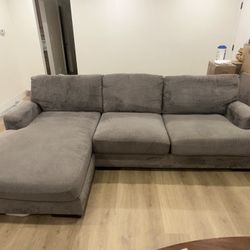 Grey Couch With Chaise