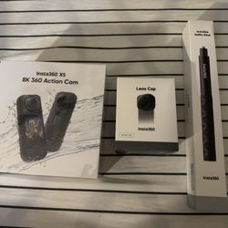 Insta360 X5 Get-Set Bundle - 8K 360 Action Cam with Invisible Selfie Stick