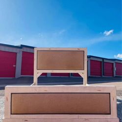 Queen Bedframe w/ Head and Footboard