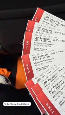 Don’t Fall In Love Ticket 1 