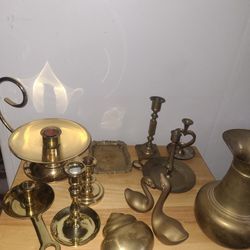 Vintage. Misc Solid Brass. 