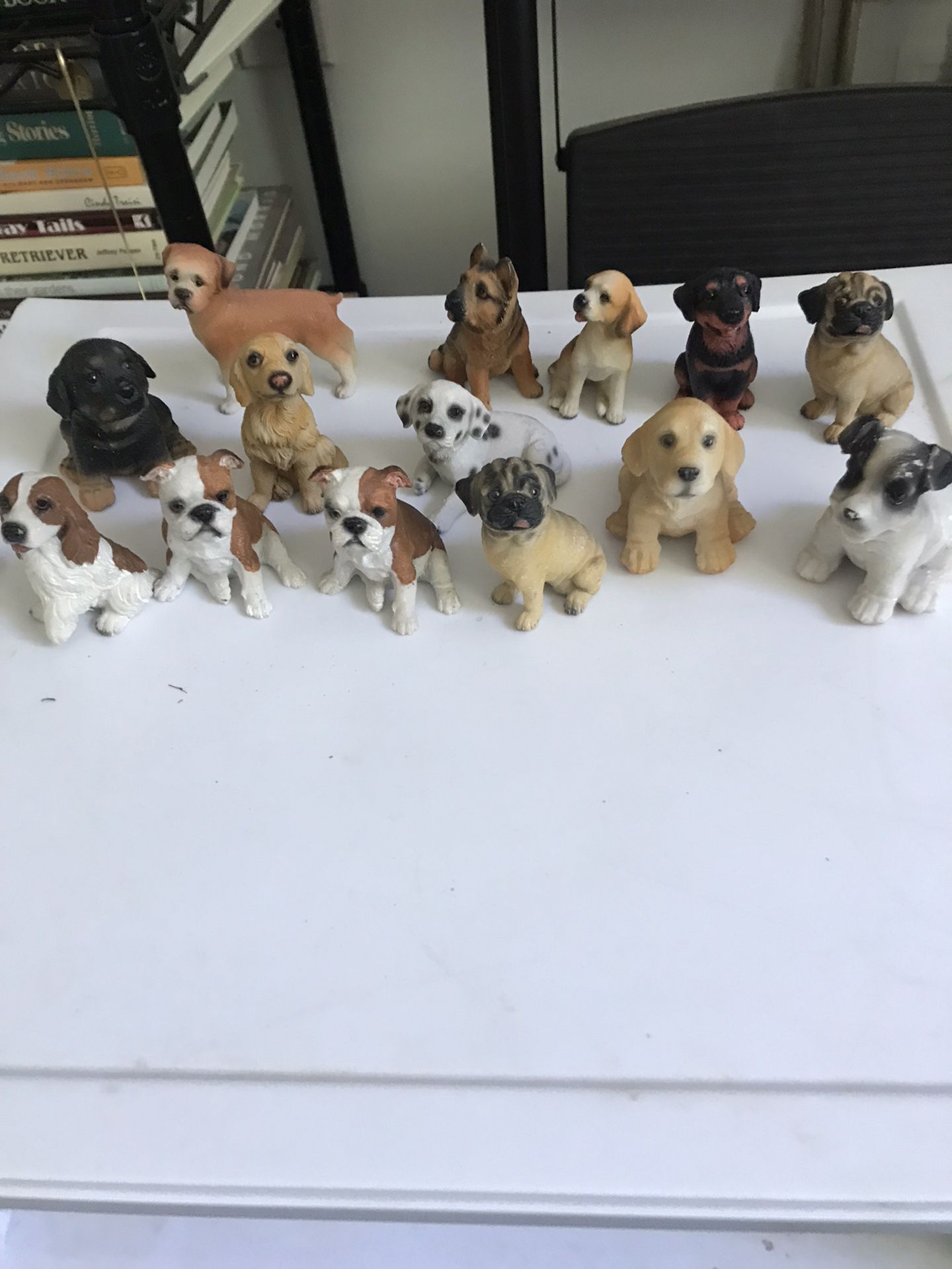 Mini Dog Statues