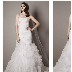 Wedding Dress , Galina Signature, Size 12, Style # Swg560