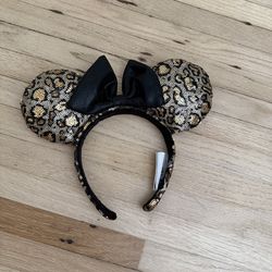 Disney Leopard Sequin Ears Headband