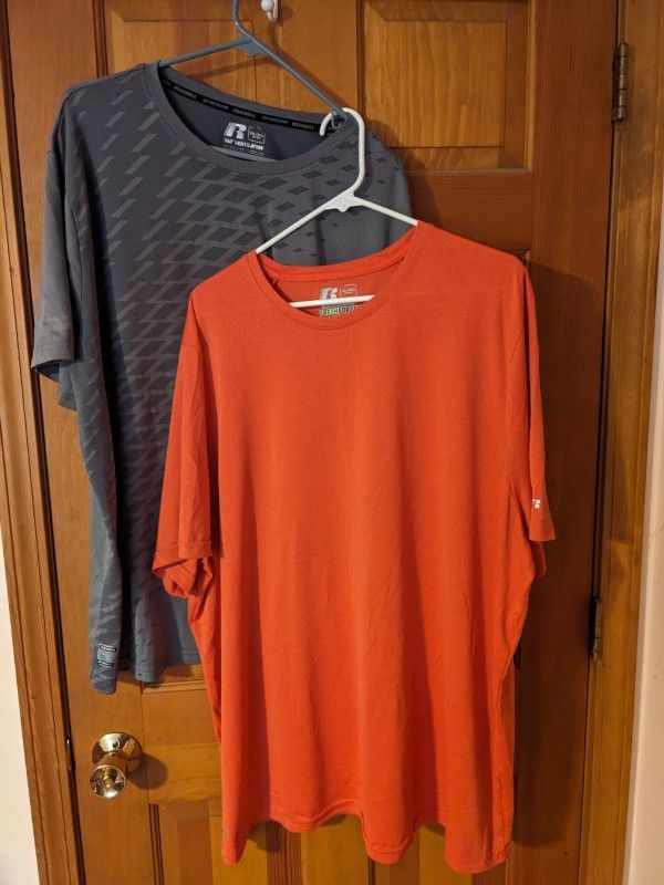 Lot of 2 Russell Athletic Short Sleeve 3XL Shirts