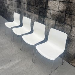 set of 4 IKEA Erland chairs