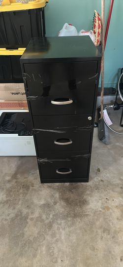 3 drawers file cabinet