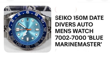 Seiko Divers Watch 
