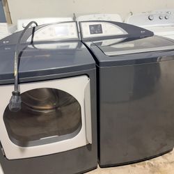 Ge Profile Washer And Dryer Set Large Capacity 