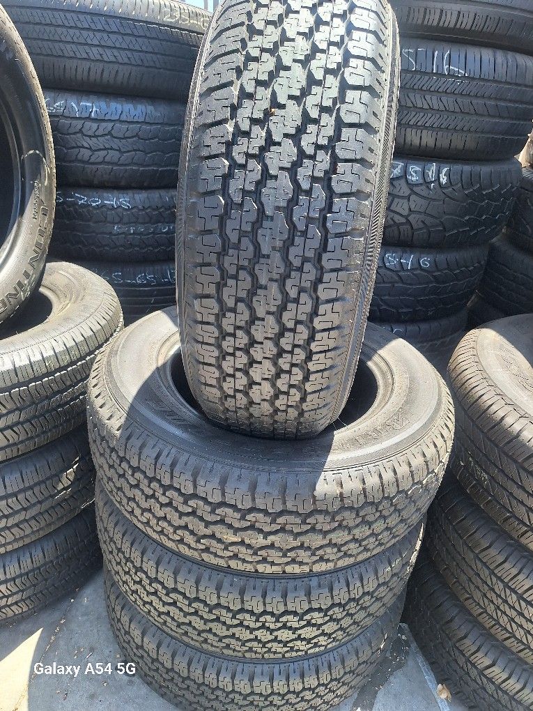 245/65/17/ brigestone Semi New $ 300 Four Tires Semi New
