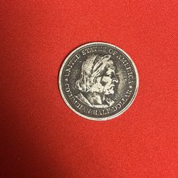 1893 Columbian expositions Half Dollar Silver 