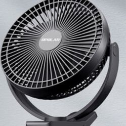 Portable Clip Fan, 10000mAh Battery Operated, 24 Hours Working Time, 4 Speeds, 8 Inch Personal Fan for Bedroom, Outdoor Travel, Camping,