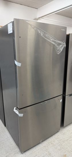 💥Best Save💥 17.2 cu. ft. Bottom-Freezer Refrigerator (White)