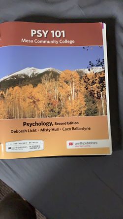 PSY 101 Mesa Community College
