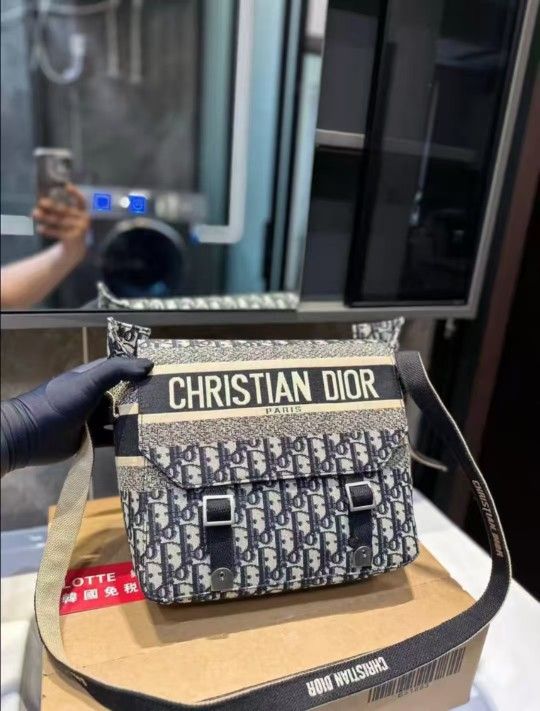 DiorCamp Blue Medium Men's and Women's Bags