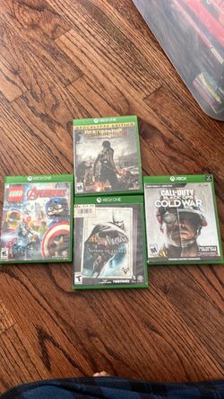 Xbox One Game Lot - COD Cold War, Batman, Dead Rising 3, Lego Marvel