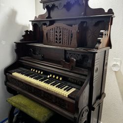 Antique Worcester Pump Organ