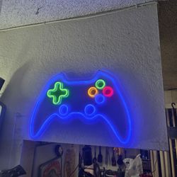 LED Neon Game Controller Sign - Multi-Color 🎮