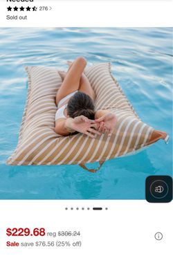 Oversized Pool Float Lounger Mat