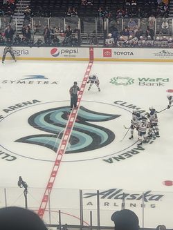 2 - Center Ice  Kraken vs Carolina tickets 10/17  Thumbnail