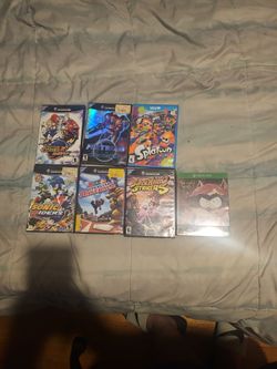 Video game bundle (Paper mario ,mario party 6 and more )