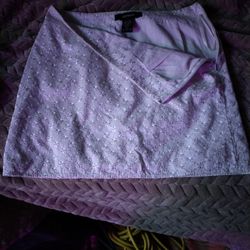 Express Brand White Skirt