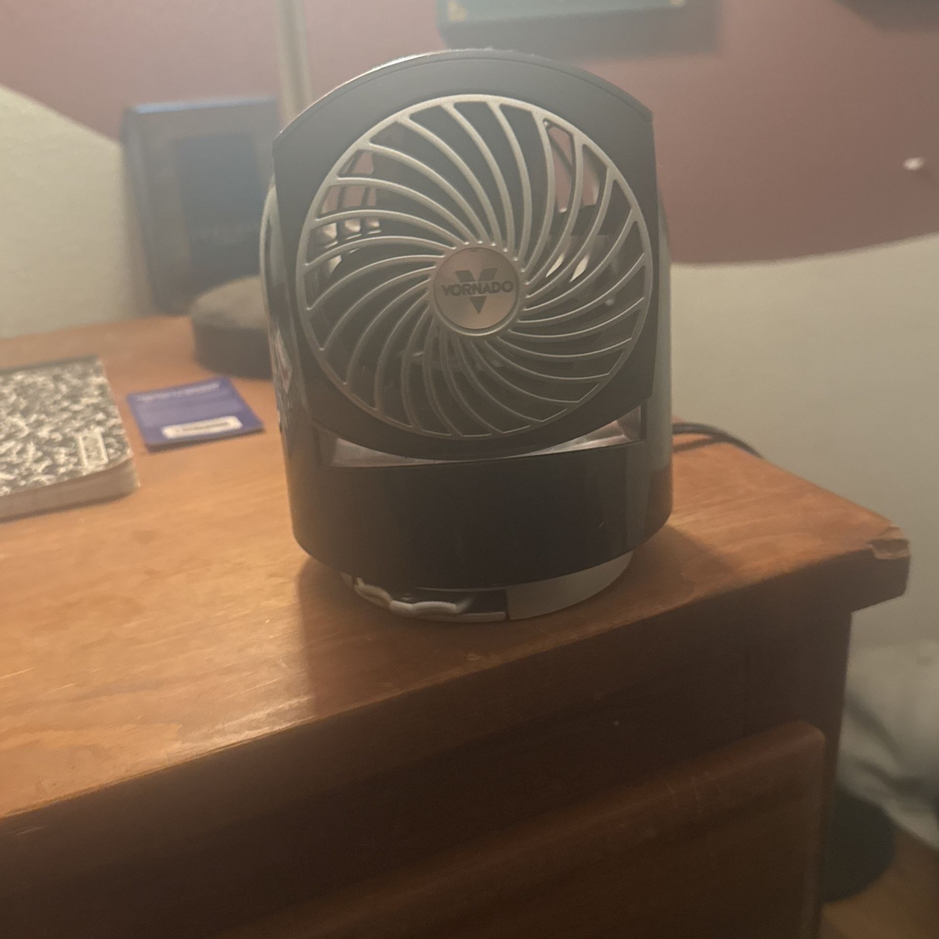 Black Vornado Mini Fan