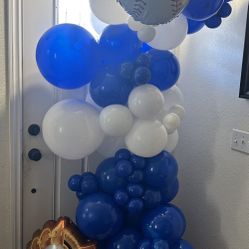 Dodgers Theme Ballon Garland 