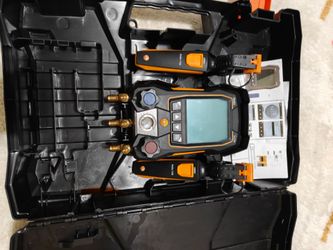 Testo 550s with Bluetooth clamps