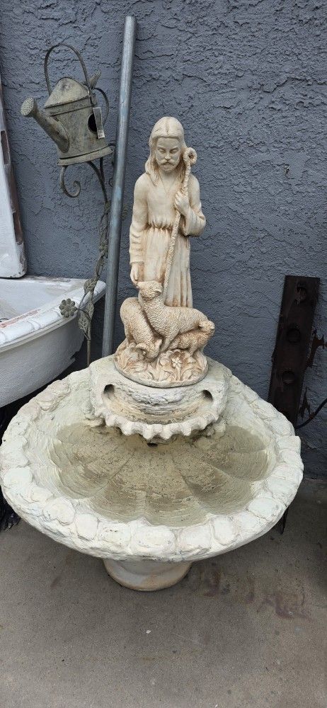 Concrete Garden Fountain