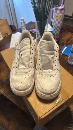 Paintable AF1s- Used- -size 6- as is