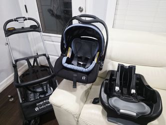 Baby Trend Infant Car Seat, Carseat and Caddy Stroller.