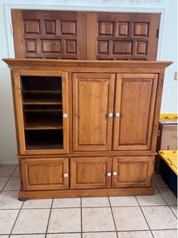 Solid Birch Entertainment Center