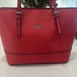 Guess Red Hand Bag