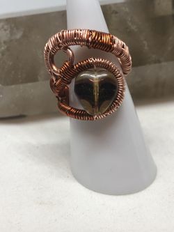 Copper wire wrapped ring