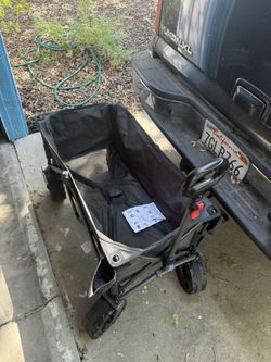 Like New Black Collapsible Wheel Wagon $60