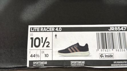 Adidas Lite Racer 4.0 cloud foam sz 10.5m