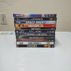 DVD Movie Tapes 1.00$ Each 