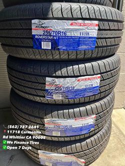 255/70R16 Atlander New Set of Tires Installed and Balanced Set de Llantas Nuevas Instaladas y Balanceadas