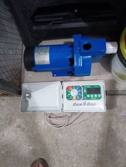 F& W sprinkler pump with ESP ME3 Rain Bird