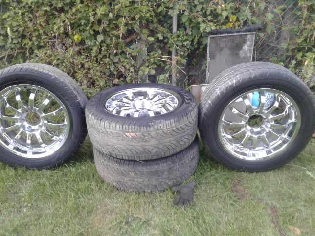 20  Inch Six Lug Wheels With Tires Tires Size P285 /50/r20 